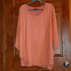 Peach blouse